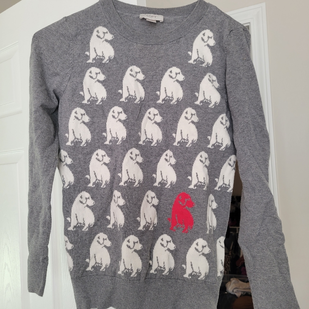 Adorable Loft Dog Sweater